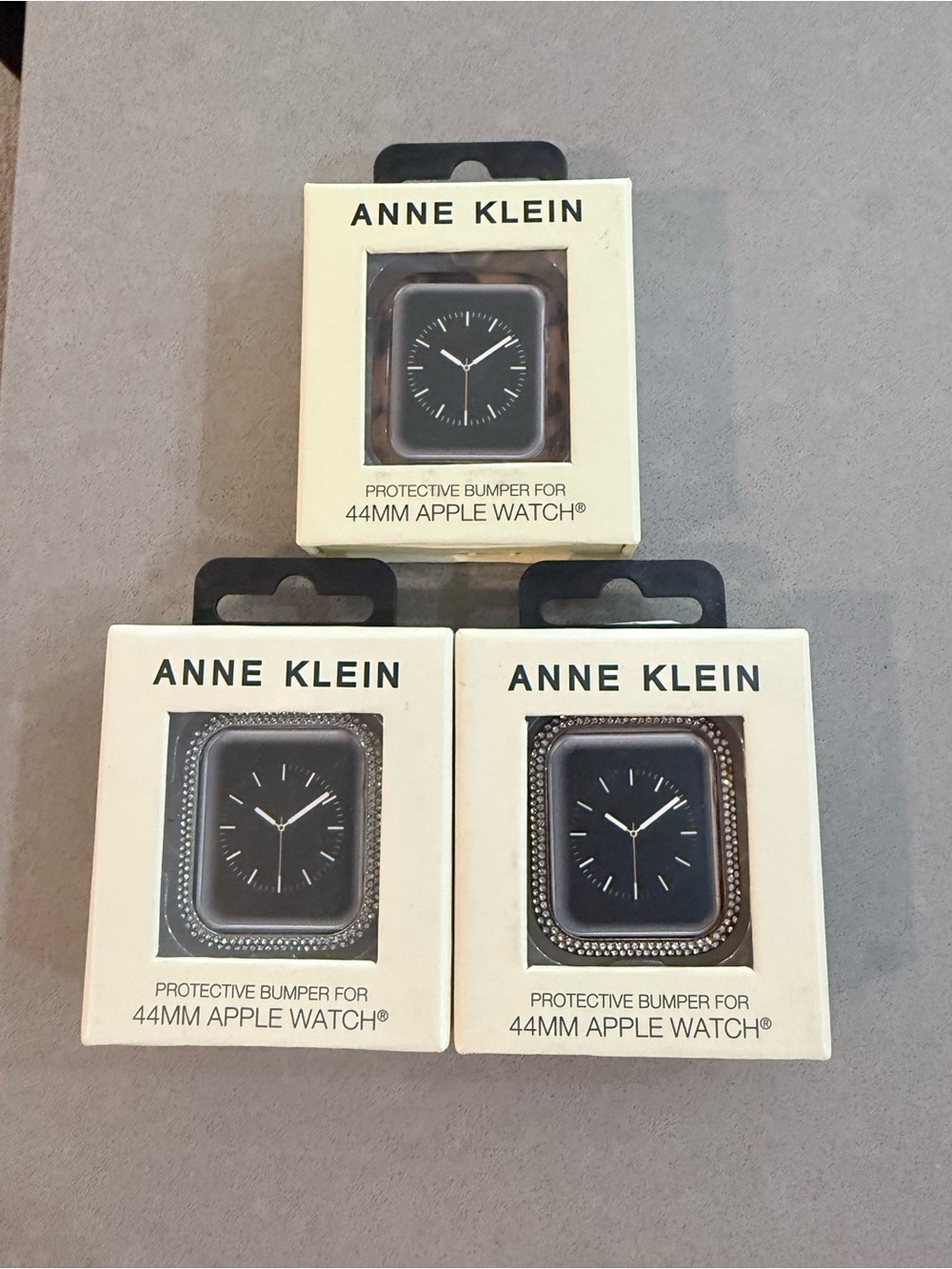 Anne Klein Watch Protective Bumpers and extra watch bands.